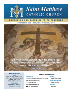 View the September 14 Bulletin