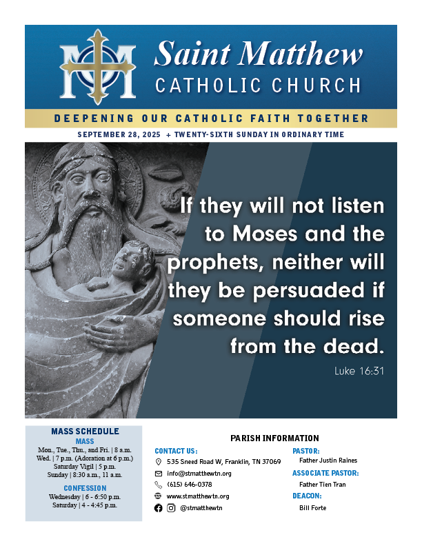 View the September 28 Bulletin