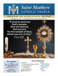 View the November 9 Bulletin