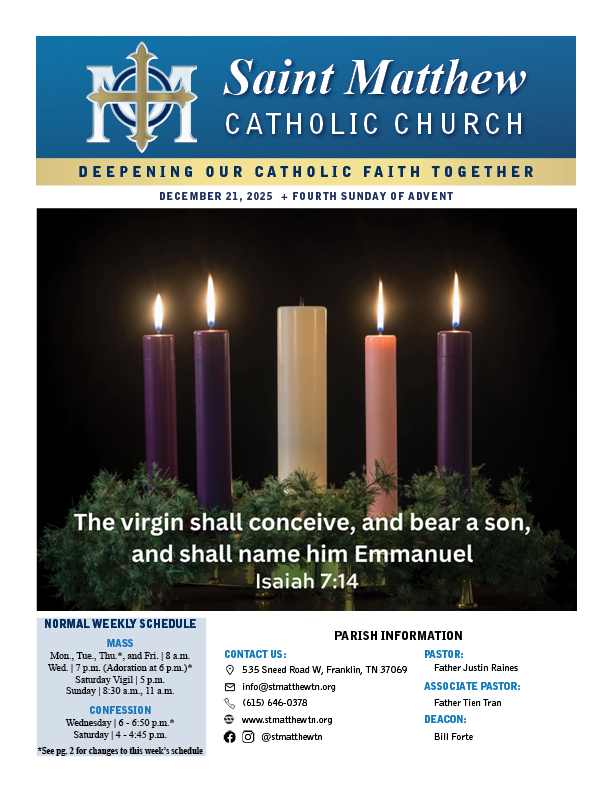 View the December 21 Bulletin