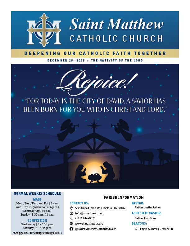 View the December 25 Bulletin