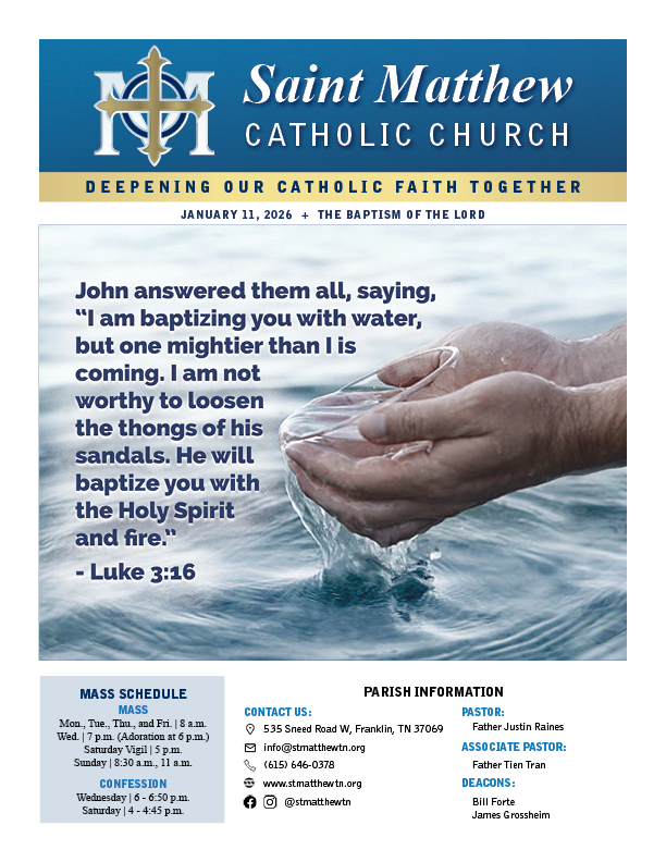 View the January 11 Bulletin