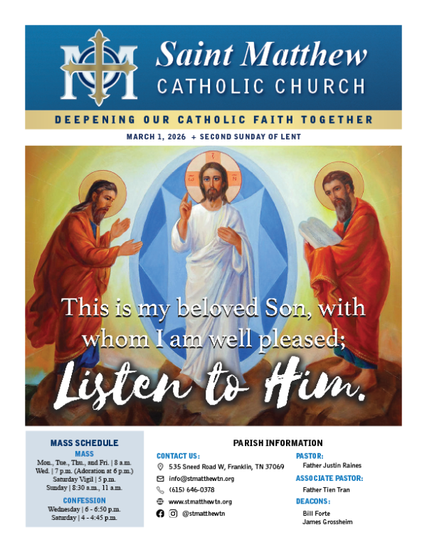 View the March 1 Bulletin