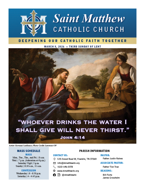 View the March 8 Bulletin