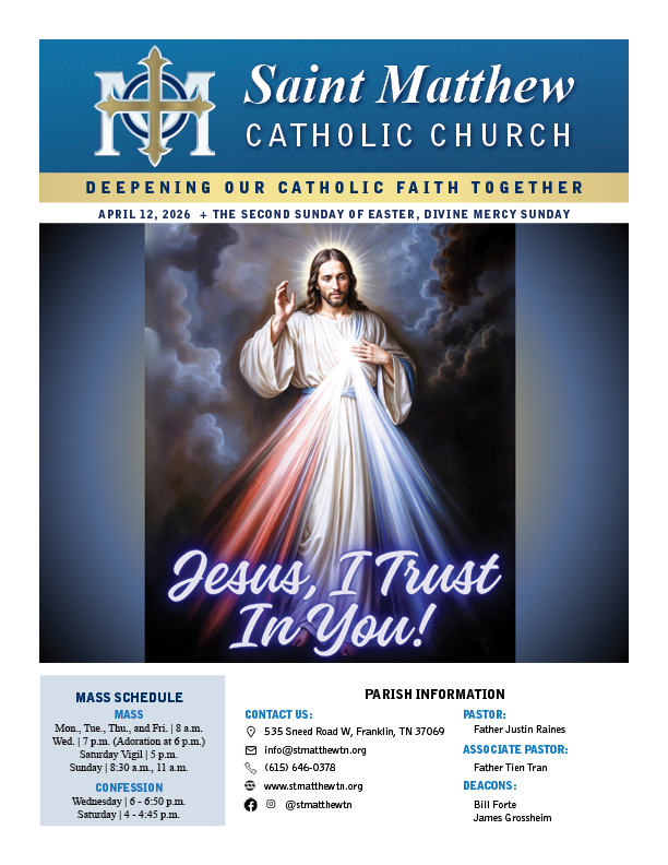 View the April 12 bulletin