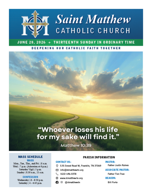 View the June 28 bulletin