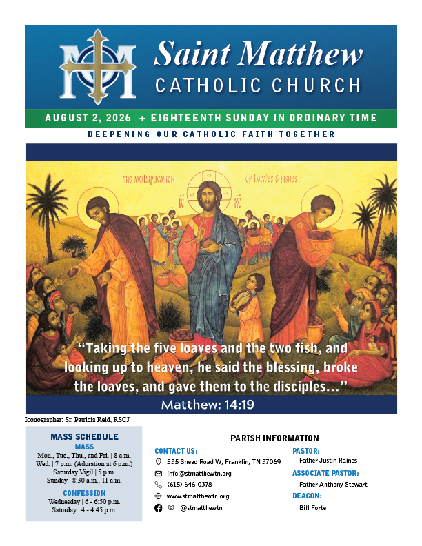 View the August 2 bulletin