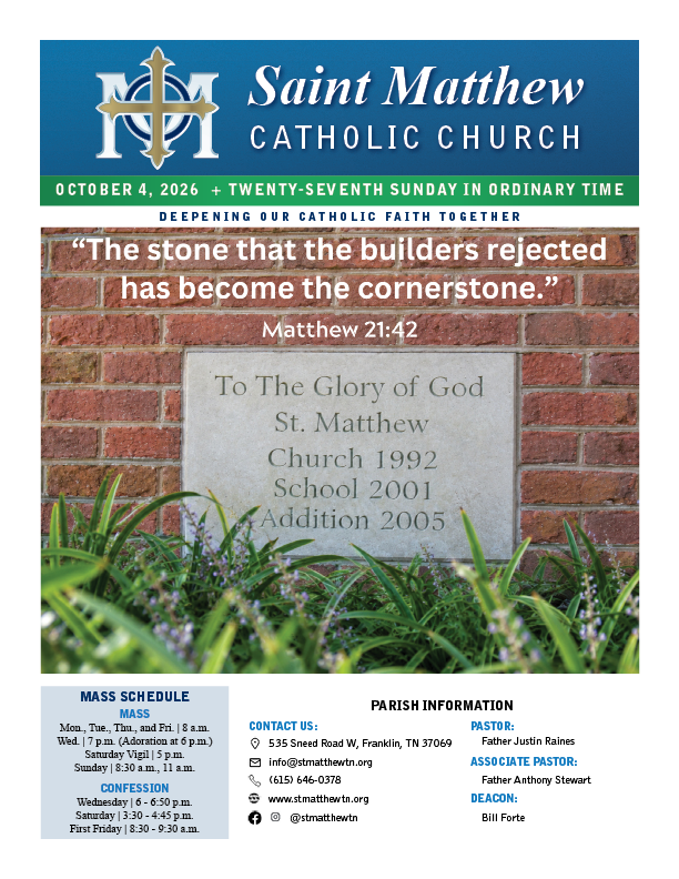 View the October 4 bulletin